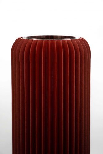 3D Druck Vase Design rot